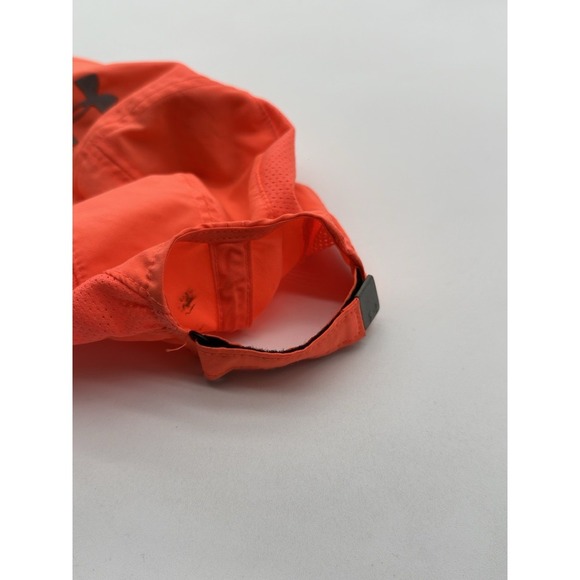 Under Armour Women Free Fit Hat Adjustable Running Hike Golf Cap UA Neon Orange - Picture 7 of 8